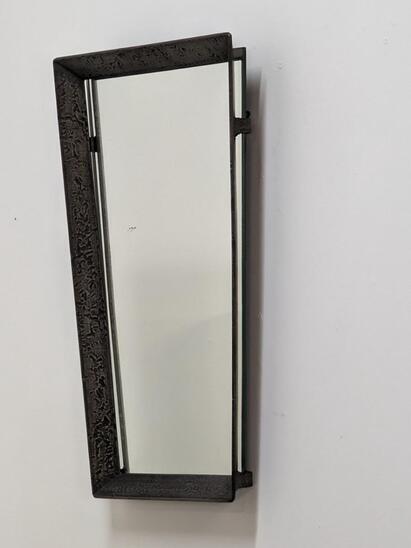 1970s brutalist miroir