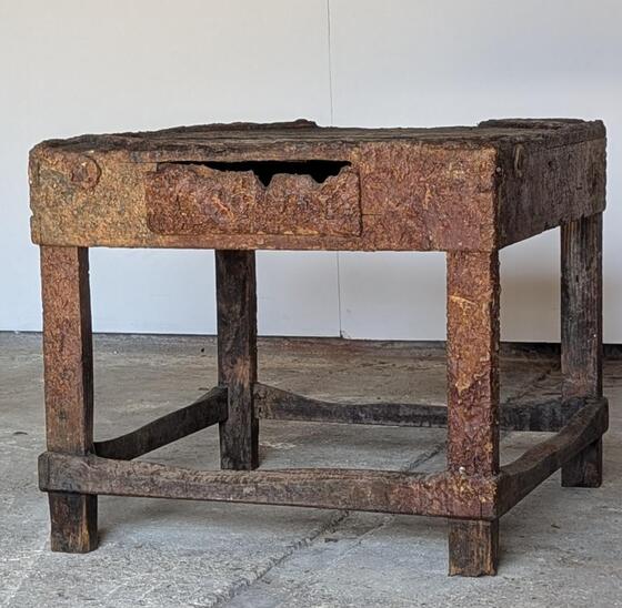 antique shoemaker work table