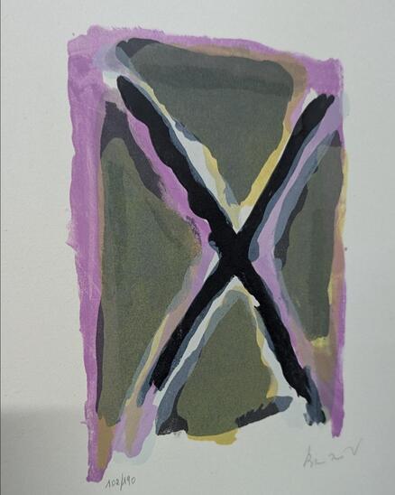 Bram Van Velde Lithography 1978