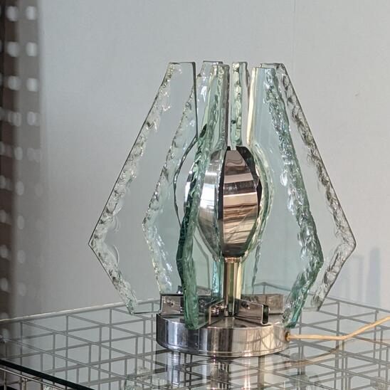 Fontana Arte attr. table lampe circa 1970