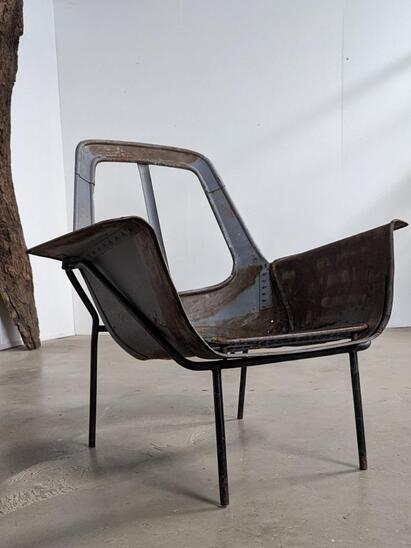 Luciana skeleton armchair by Giancarlo de Carlo