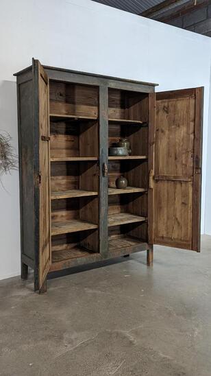 old workshop cabinet