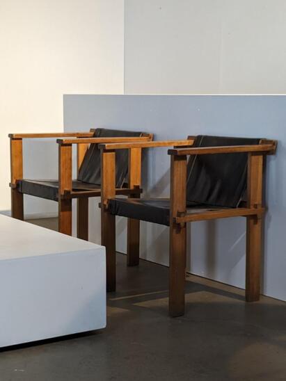 Werner Blaser, 1950s constructivist armchairs