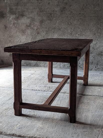 work table with great wear